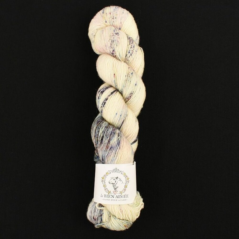 La Bien Aimée Merino Singles Yarn Merino Wool Hand Dyed Interstellar